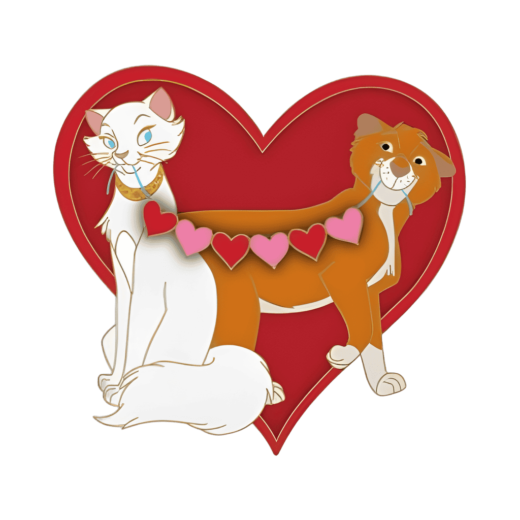 Duchess and Thomas O'Malley Disney pin