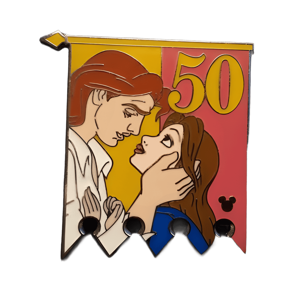 Belle and Beast Disney pin