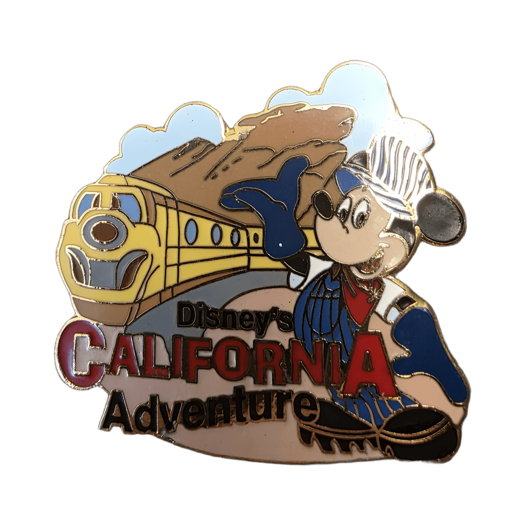 Engineer Mickey with California Zephyr Disney pin