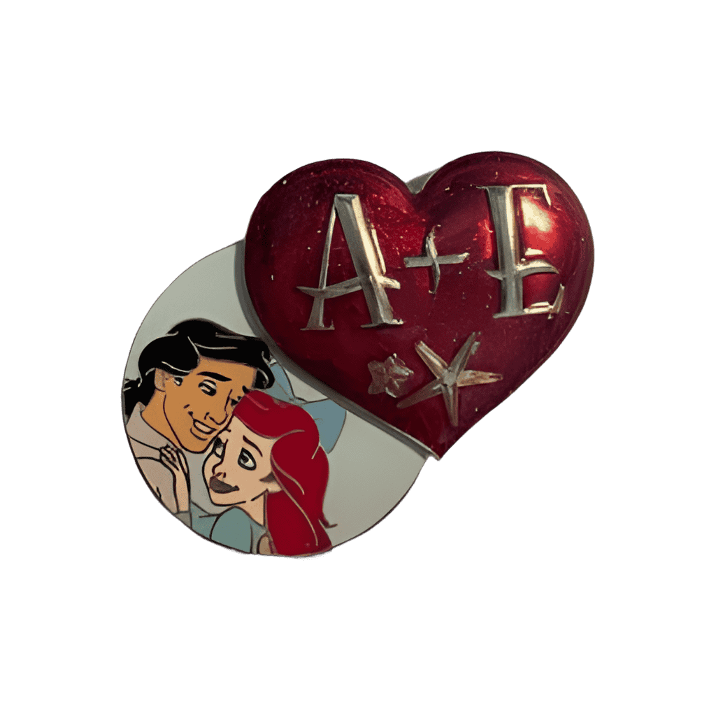 Ariel and Eric Disney pin