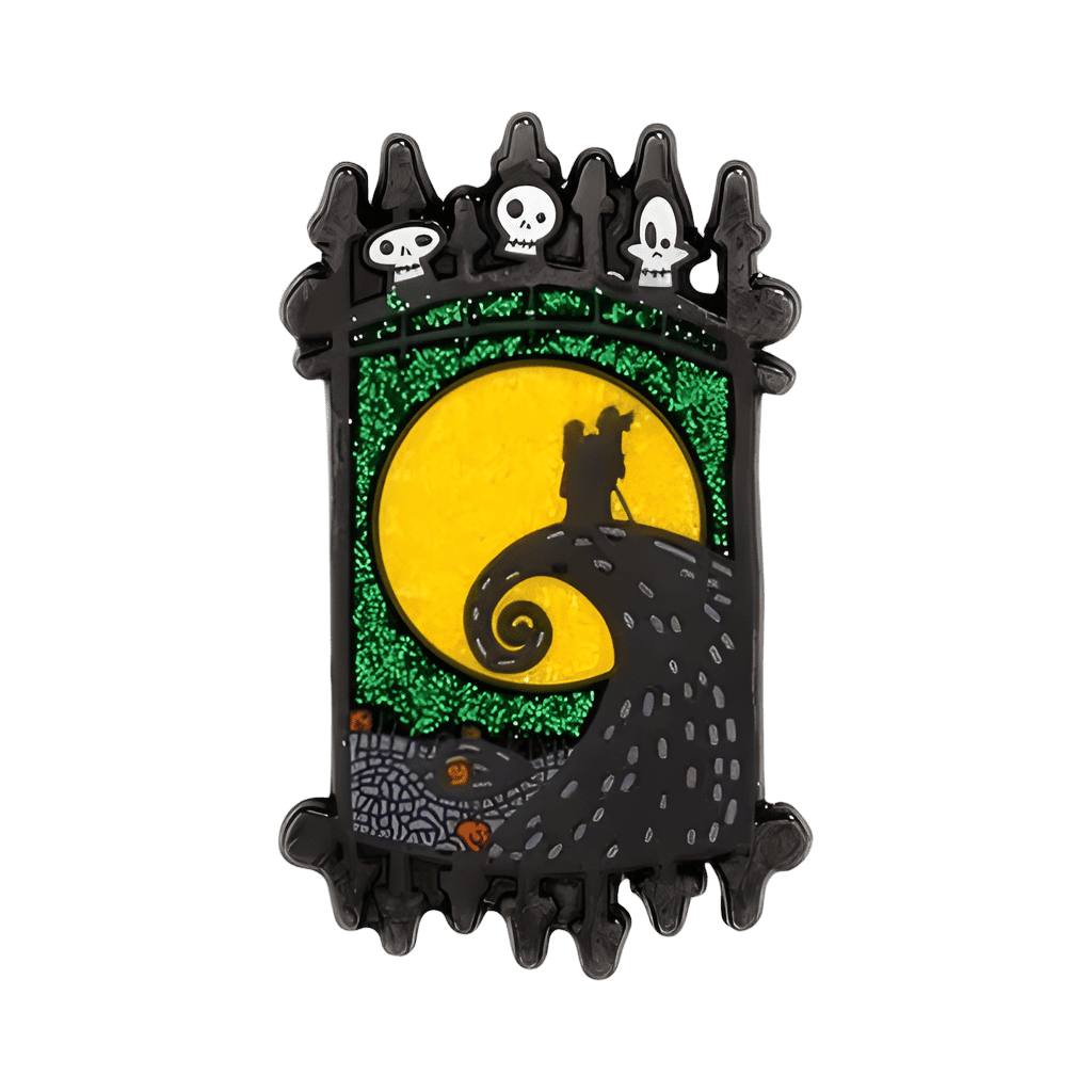 Jack & Sally Silhouette Disney pin