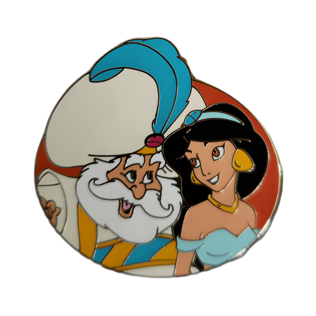 The Sultan and Jasmine Disney pin