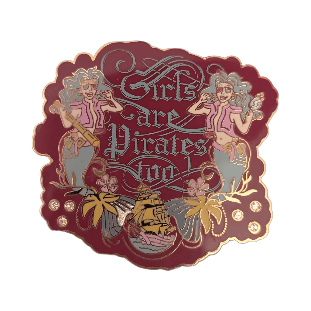Girls Are Pirates Too! Disney pin