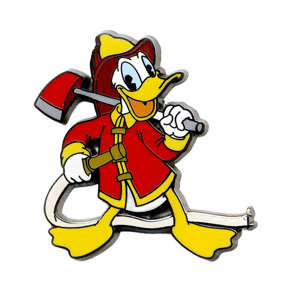 Donald Duck Firefighter Disney pin