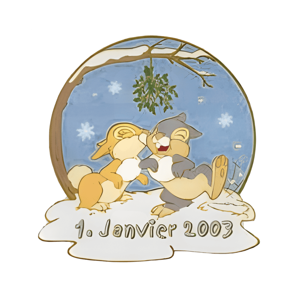 1 Janvier 2003 Thumper under the mistletoe Disney pin