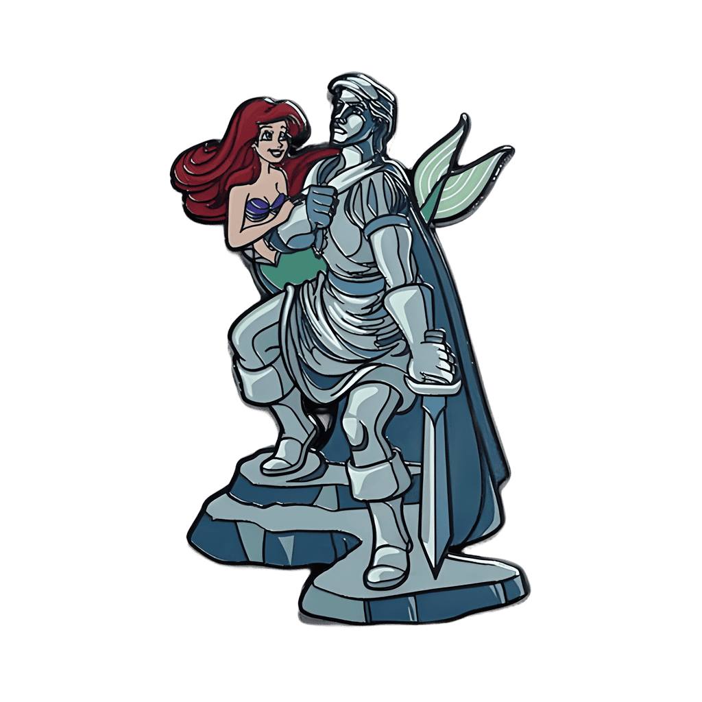Ariel and Prince Eric Statue #1814 Common Disney pin
