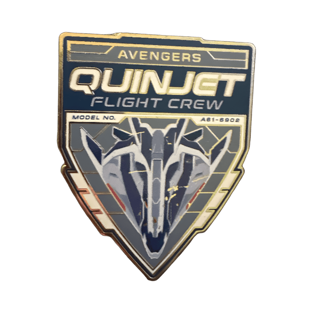 Quinjet Disney pin