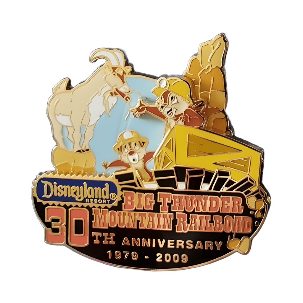 Big Thunder Mountain Railroad - Chip 'n Dale Disney pin