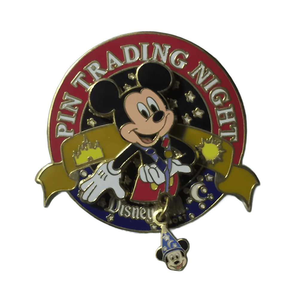 2007 - Mickey with Sorcerer Mickey Lanyard Medal Dangle Disney pin