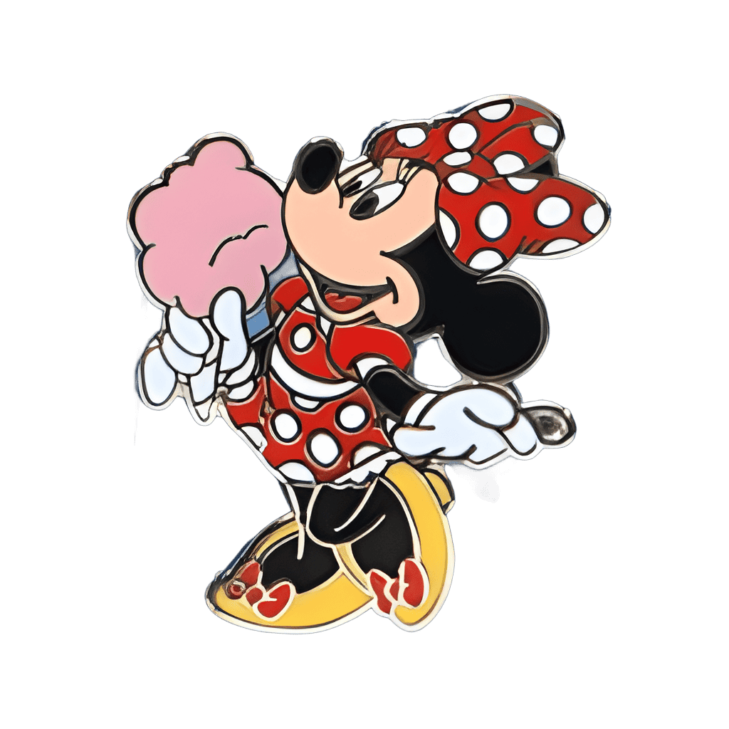 Iconic Park Snacks Booster Set - Minnie with Cotton Candy Disney pin