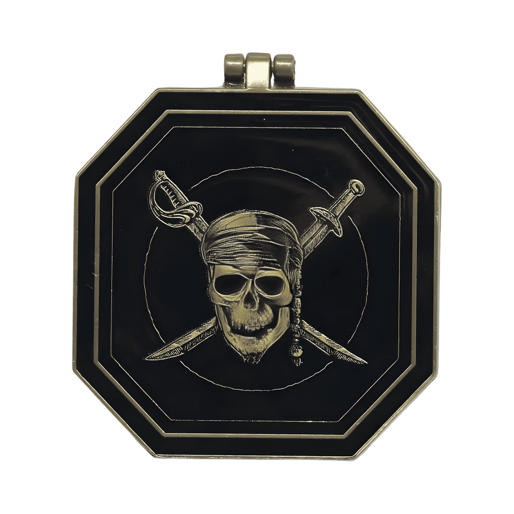 Jack Sparrow Spinning Compass Hinged Enamel Pin Disney pin