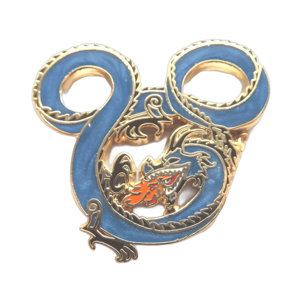 Blue Disney pin