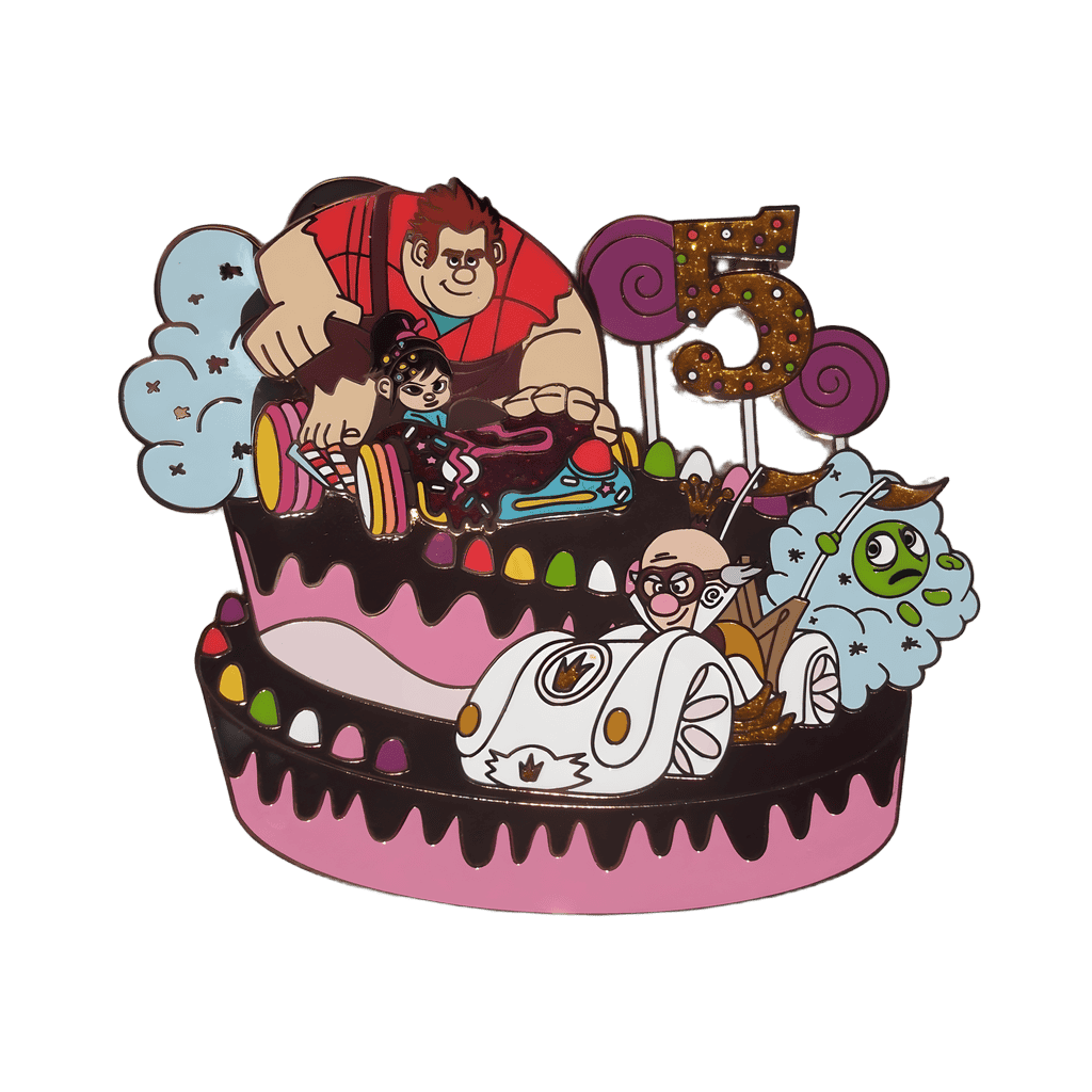 Ralph, Vanellope, and King Candy Disney pin