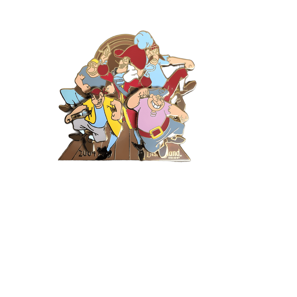 Captain Hook and Crew Limited Edition - Pin-on-Pin Disney pin