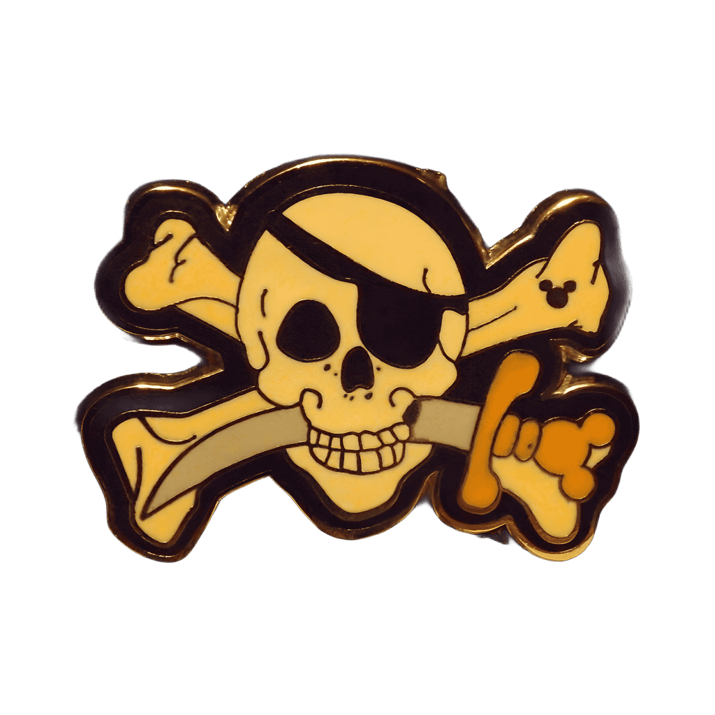 Skull & Crossbones Disney pin