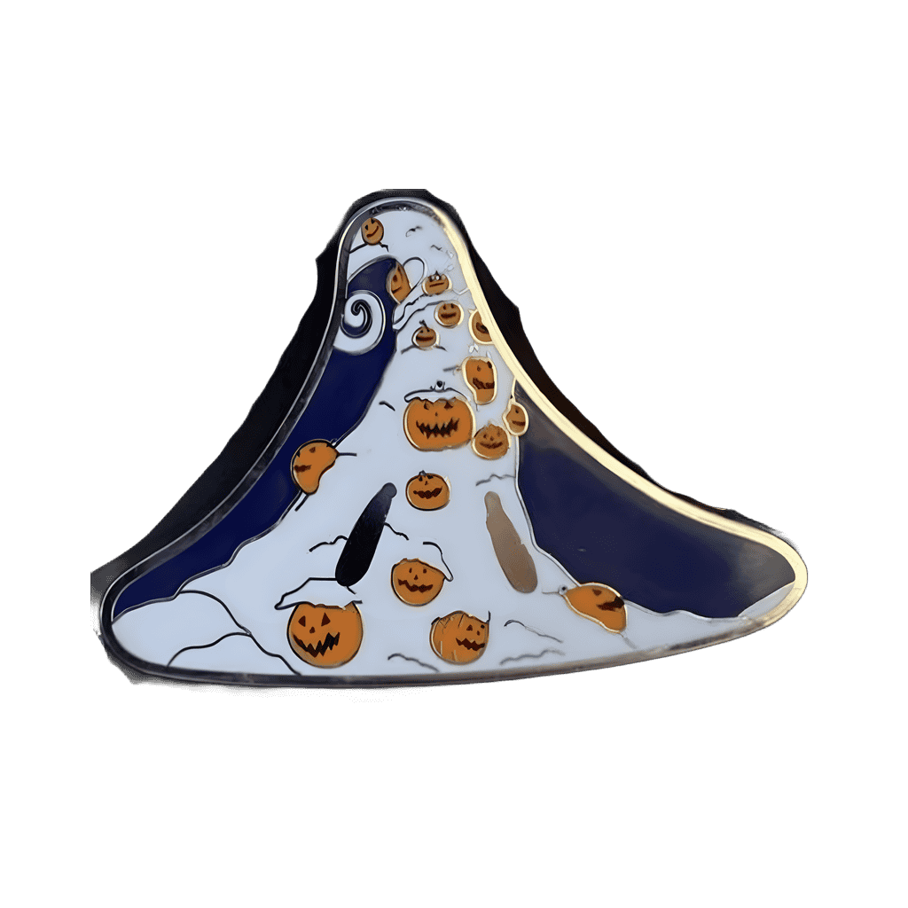 Pumpkins on Snowy Hill Disney pin