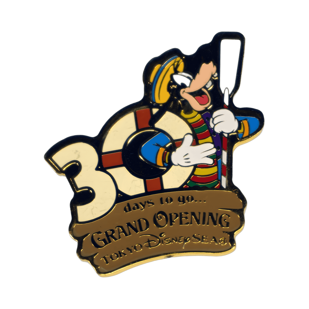 30 Days until Grand Opening Disney pin