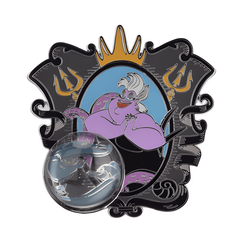 Ursula with Flotsam and Jetsam Disney pin