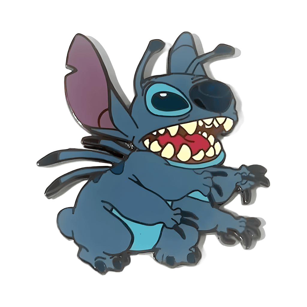Alien Stitch Snarling Disney pin