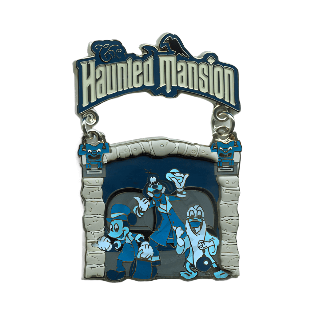 Haunted Mansion with Mickey, Goofy and Donald Disney pin