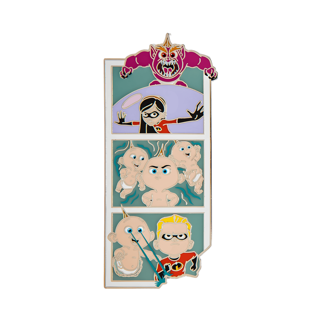 Say Cheese! Photobooth Strips - Incredibles Kids Disney pin