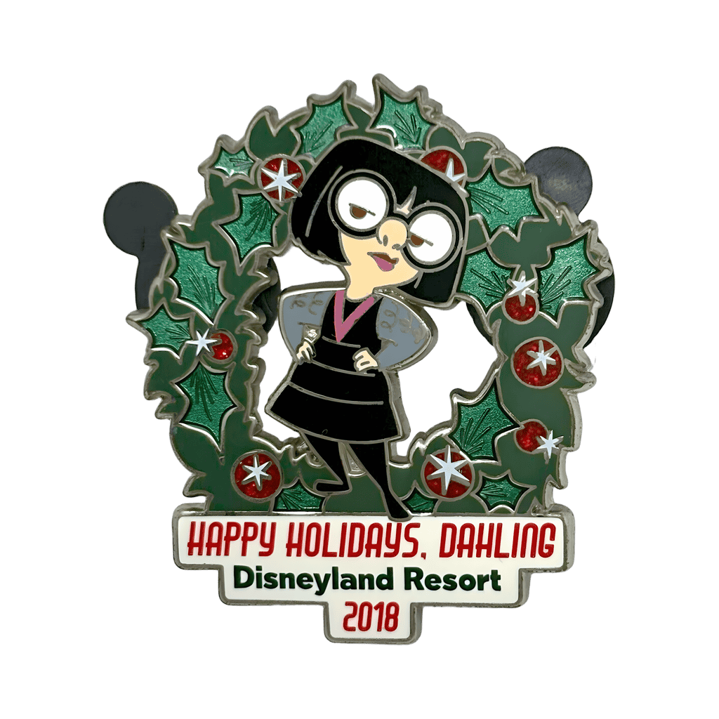 Edna Mode Wreath Disney pin