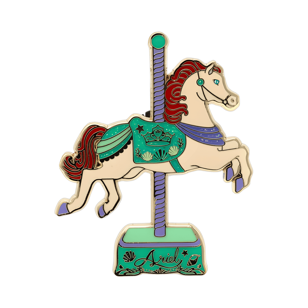 Ariel Carousel Horse Disney pin