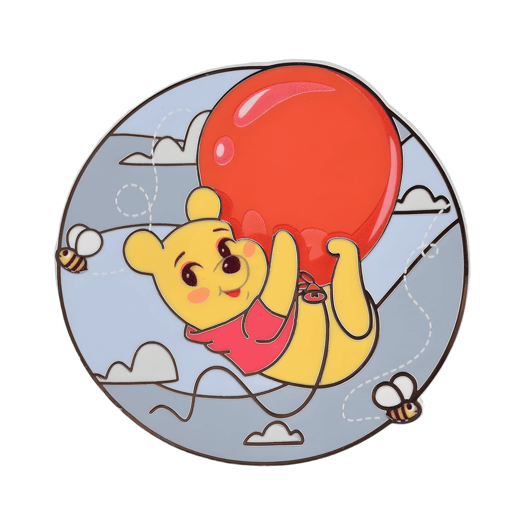 Winnie the Pooh on Red Balloon Disney pin