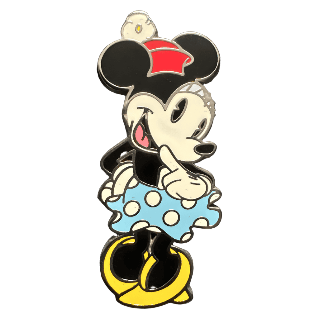 Minnie Mouse in Blue Polka Dot Skirt Disney pin