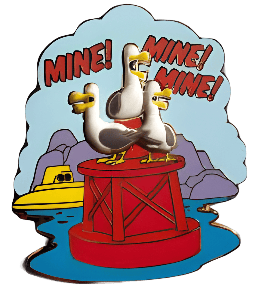 Mine! Mine! Mine! Birds Disney pin