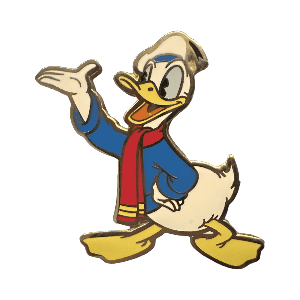 Donald Red Scarf Disney pin