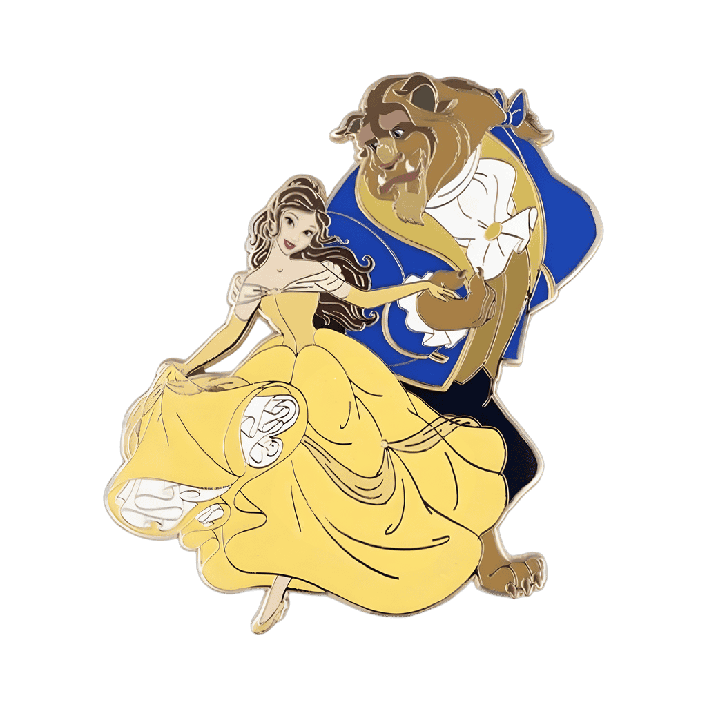 Belle and Beast Disney pin