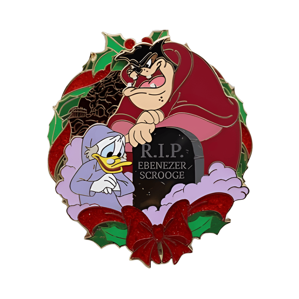 Scrooge and the Ghost of Christmas Future Disney pin