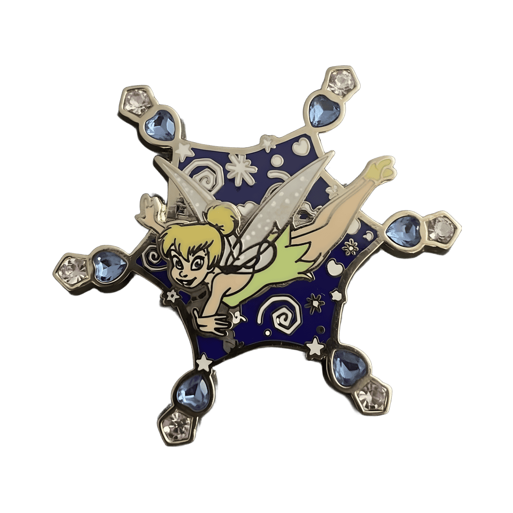 Tinker Bell Snow Flake Jewels Disney pin