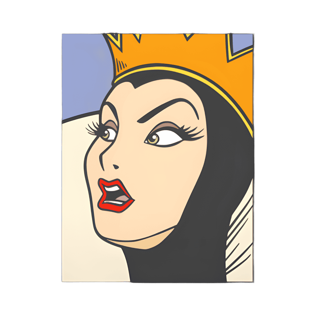 Evil Queen Square 4 Disney pin