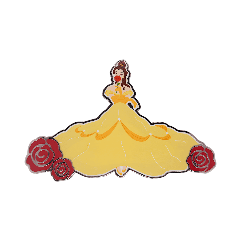 Belle Rose stylized mini jumbo Disney pin