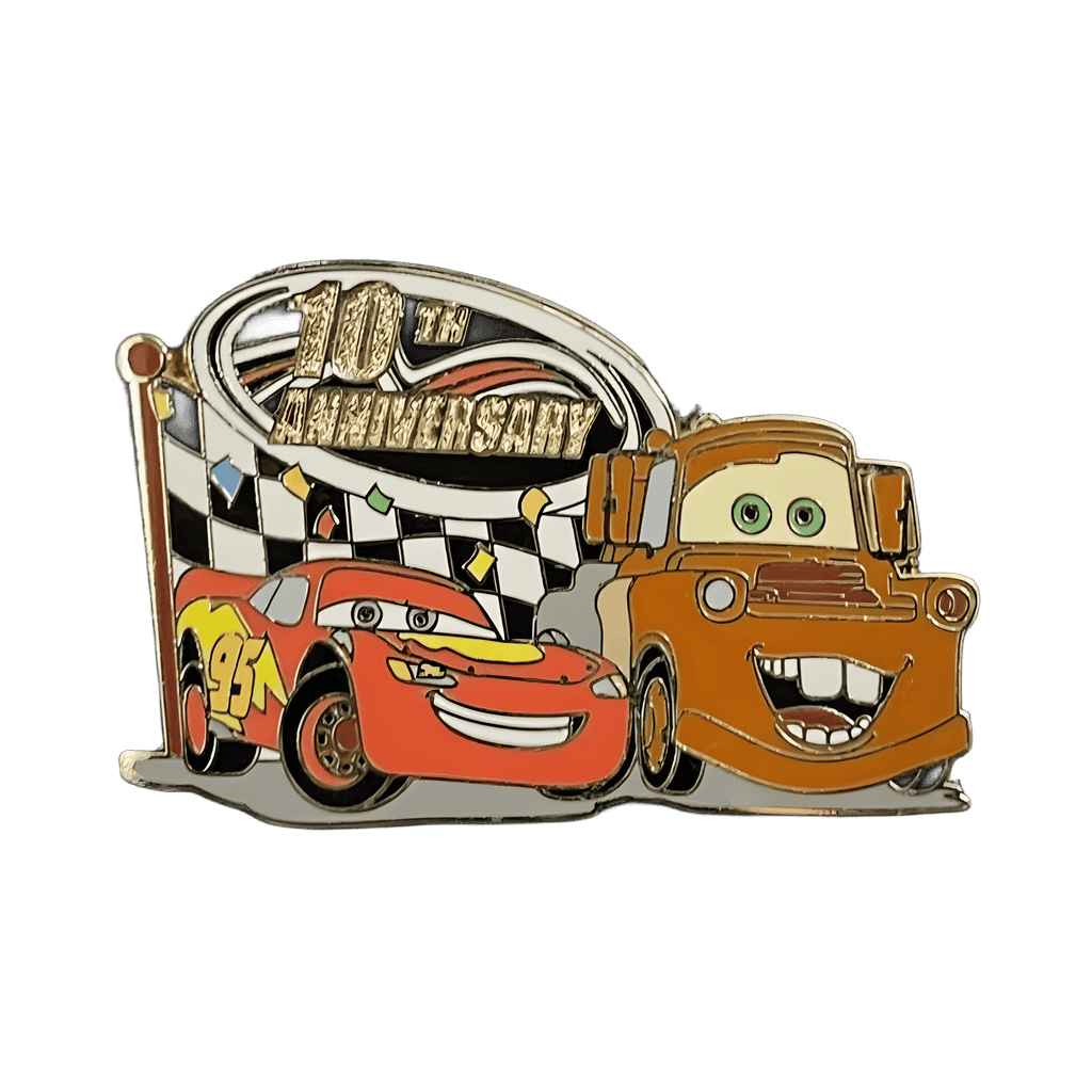 Cars 10th Anniversary Disney pin
