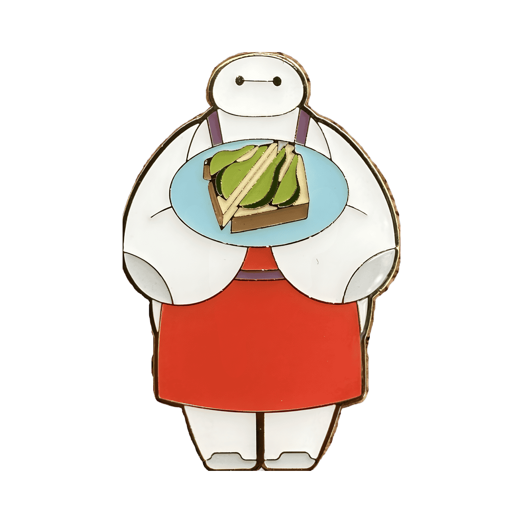 Baymax with Avocado Toast Disney pin
