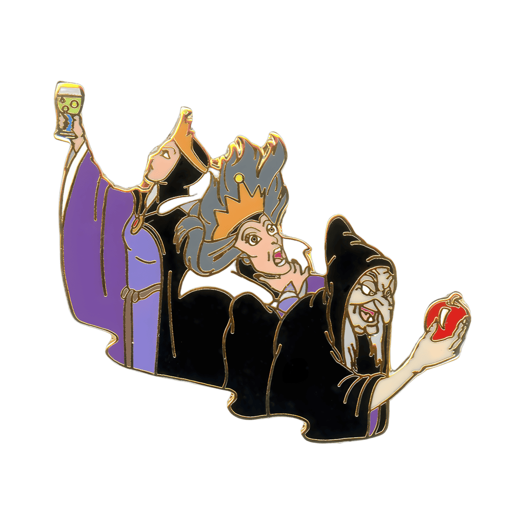 The Evil Queen Transforming in to the Old Hag Disney pin