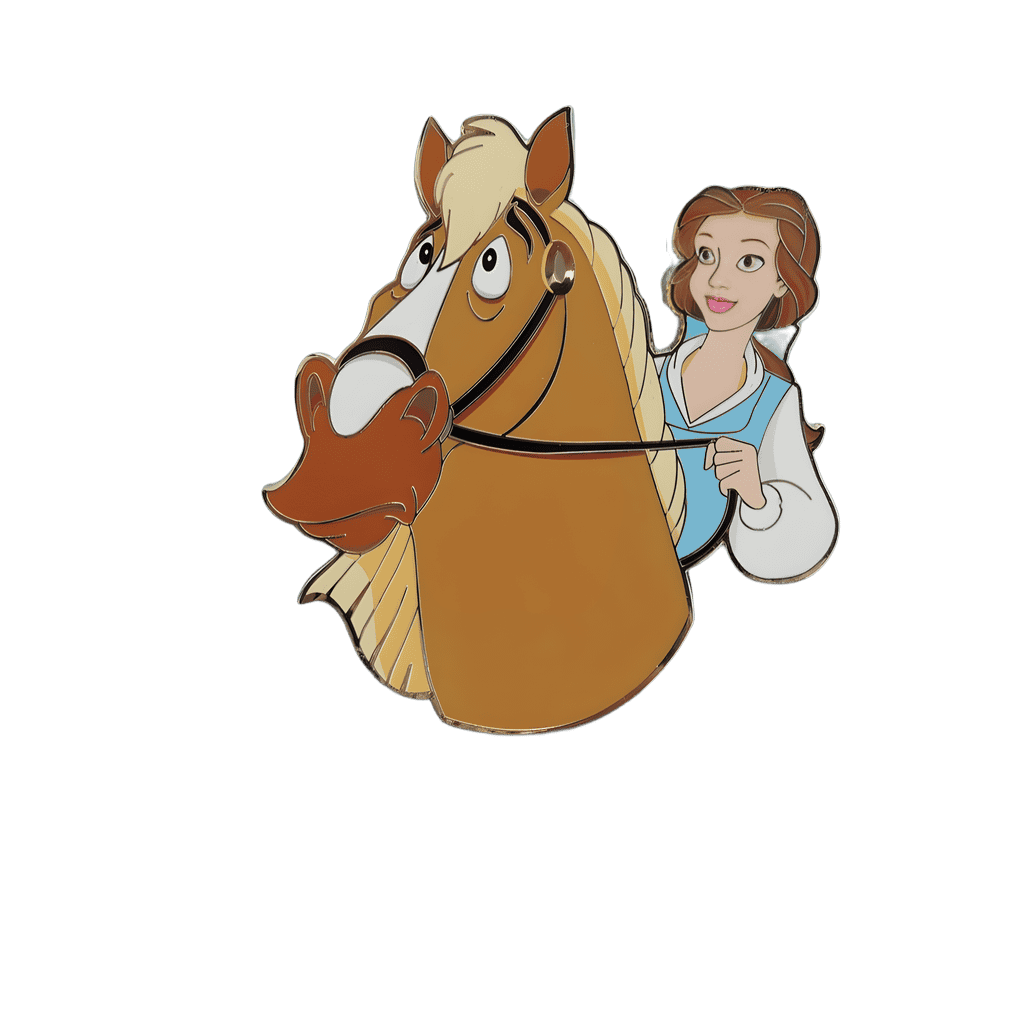Belle and Phillippe Disney pin
