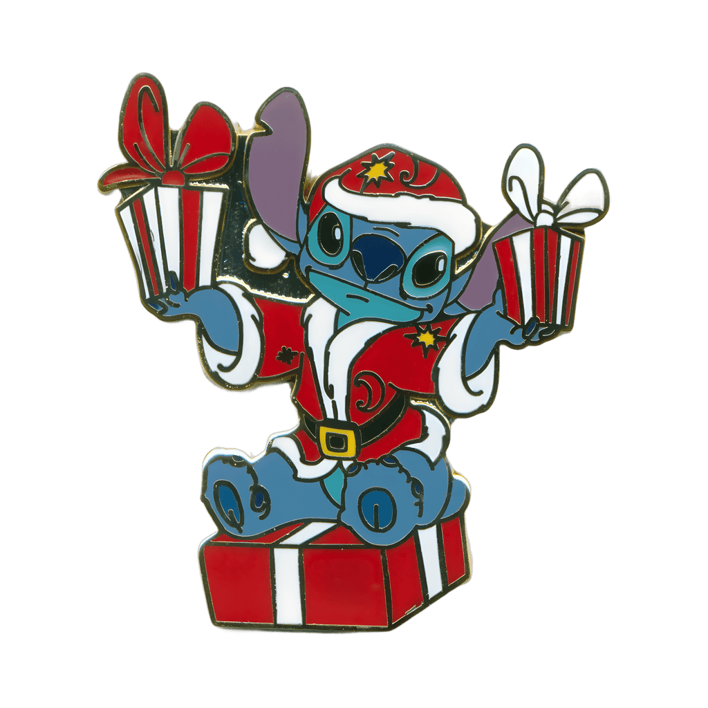 Stitch Holding Presents Disney pin