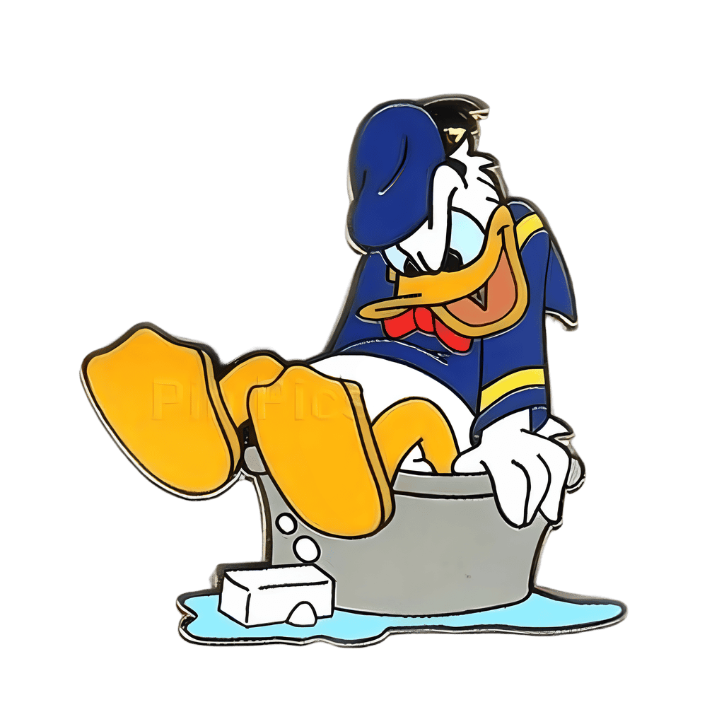 Donald in Bucket with Soap Disney pin