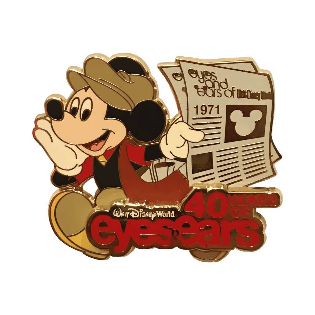 Newsboy Mickey Mouse Disney pin