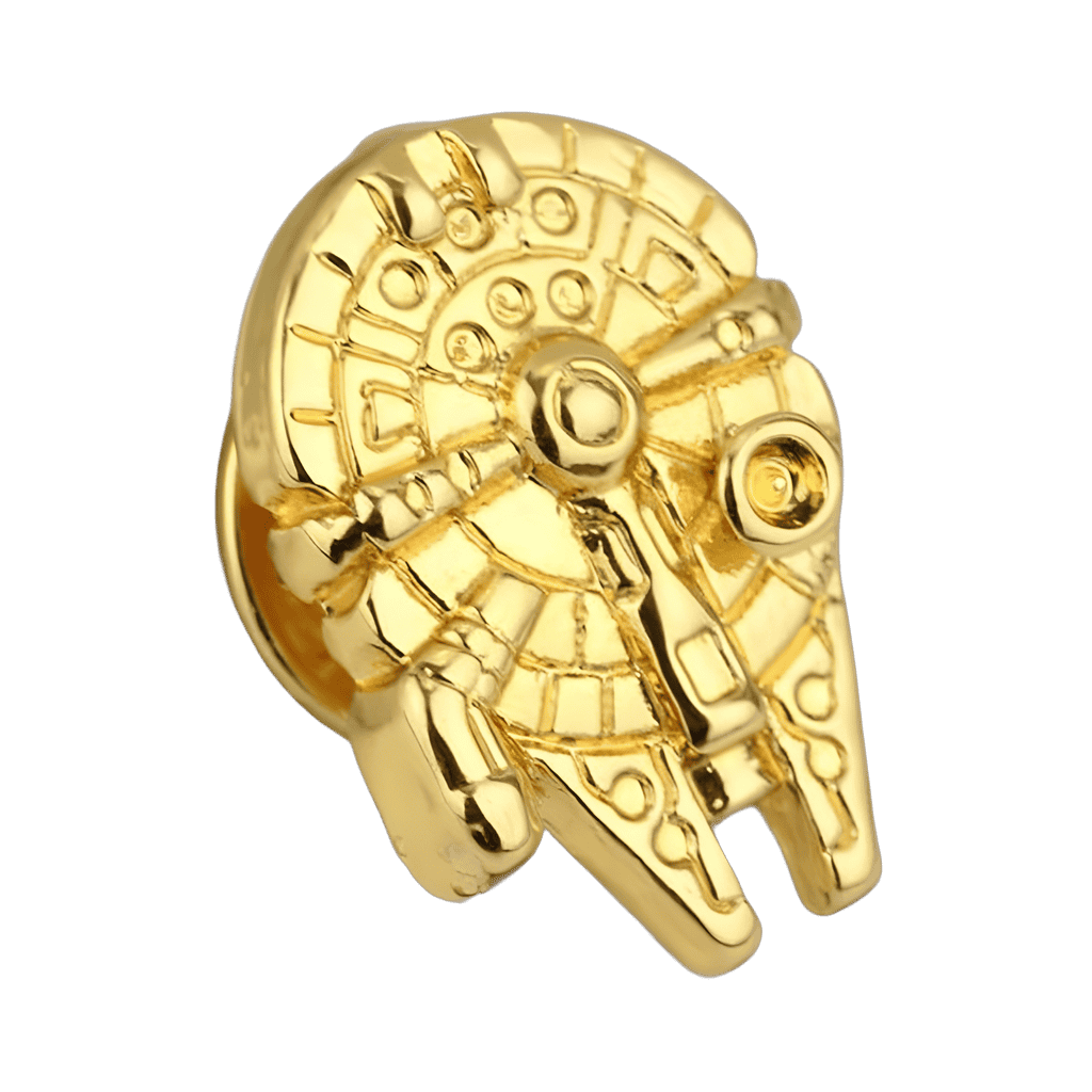 Gold Millennium Falcon Disney pin