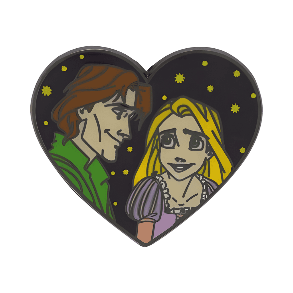 Rapunzel & Flynn Heart Disney pin