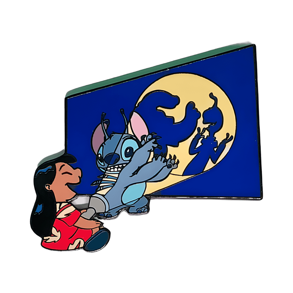 Lilo and Stitch shadow puppets Disney pin