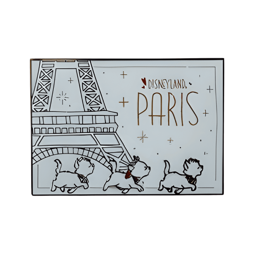 Aristokittens Paris Postcard Disney pin