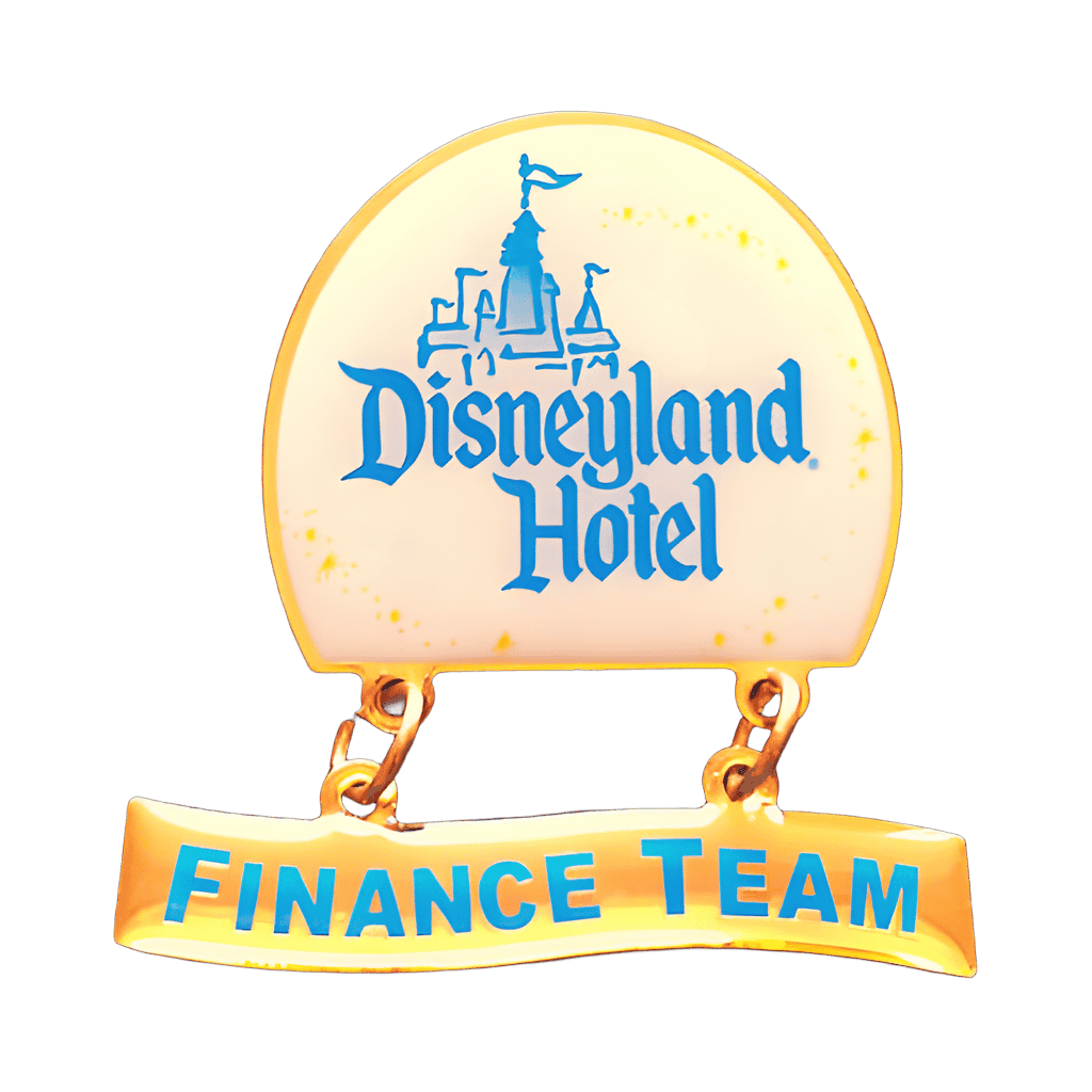 Disneyland Hotel “Finance Team” Dangle Disney pin