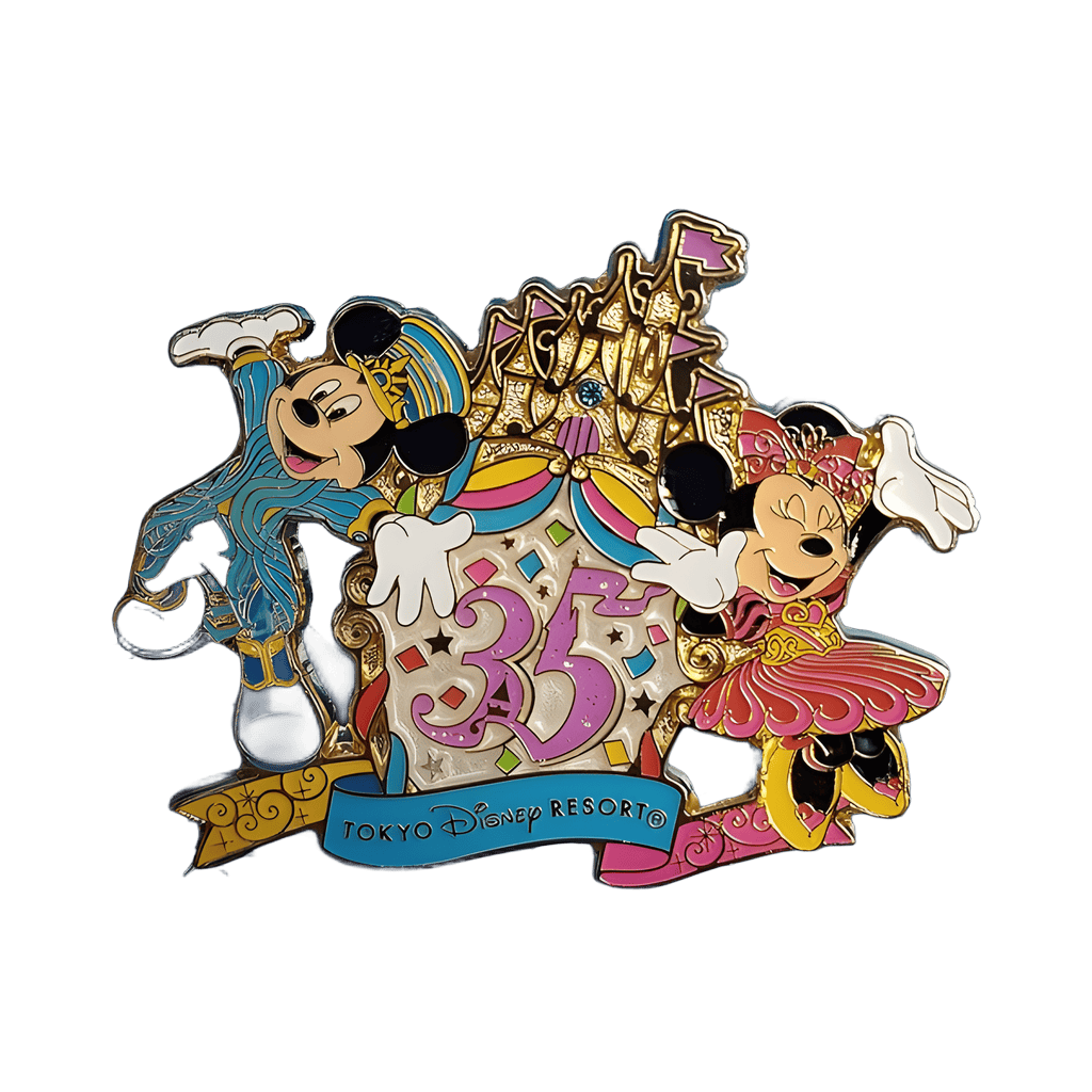 Mickey and Minnie Disney pin