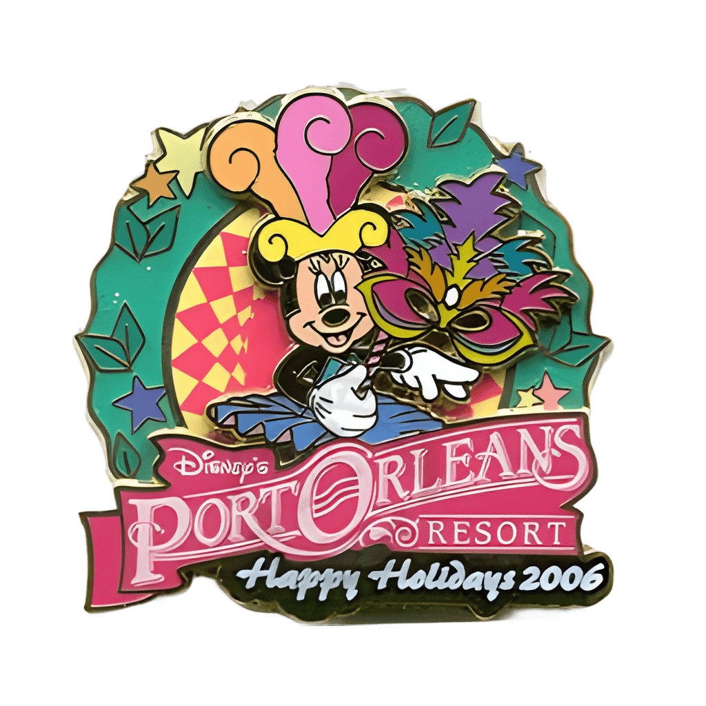 Port Orleans Resort - Minnie Wreath Disney pin